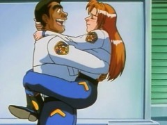 Anime cutie hot fucking in the dark night