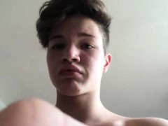 Danish 18yo Home Alone Boy – Cock+Cum+Dancing+Banana Show