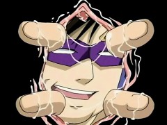 Big titted anime sex slave gets wet cunt fingered hard