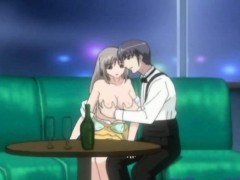 hot naughty brunette getting hard fucked in her ass